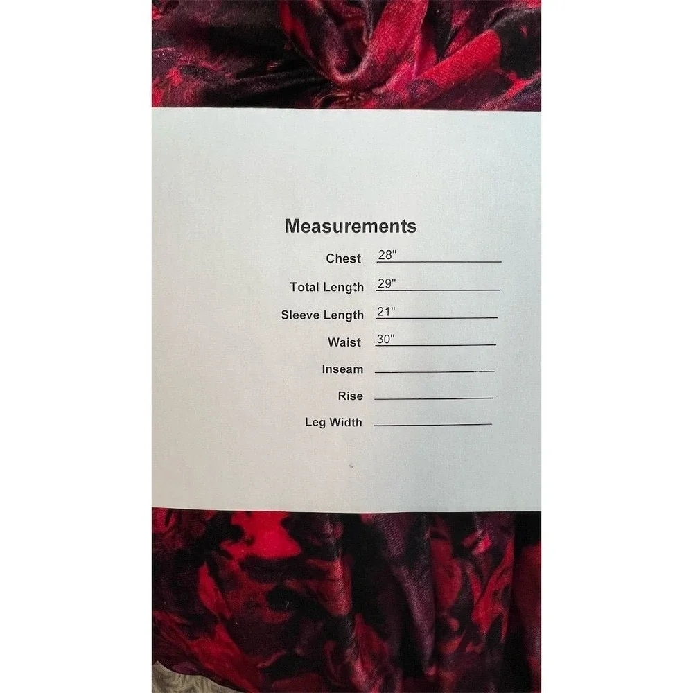 NEW Chelsea & Violet Girls Size 8 / 10 Red Velvet Rose Print Party Dress Holiday